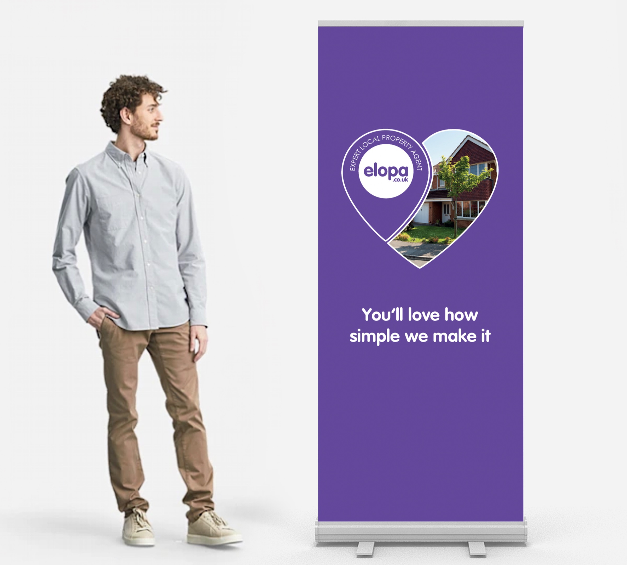 Elopa Design Print Pull UP Banners